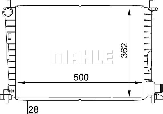 WG2183534 WILMINK GROUP Радиатор, охлаждение двигателя