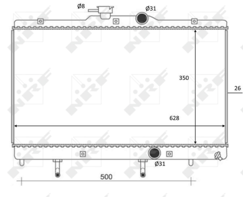 WG1723618 WILMINK GROUP Радиатор, охлаждение двигателя