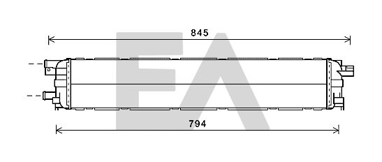 31R02010 EACLIMA Радиатор, охлаждение двигателя