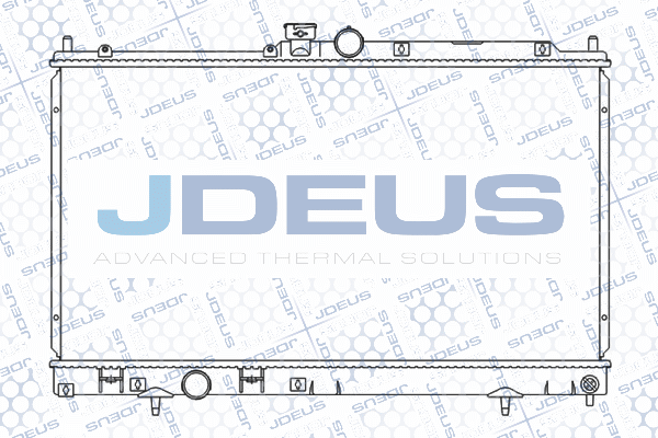 M018052A JDEUS Радиатор, охлаждение двигателя