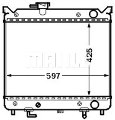 WG2182701 WILMINK GROUP Радиатор, охлаждение двигателя