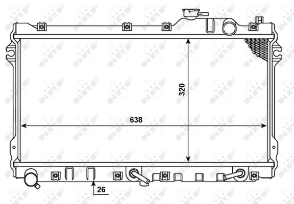 WG1722780 WILMINK GROUP Радиатор, охлаждение двигателя