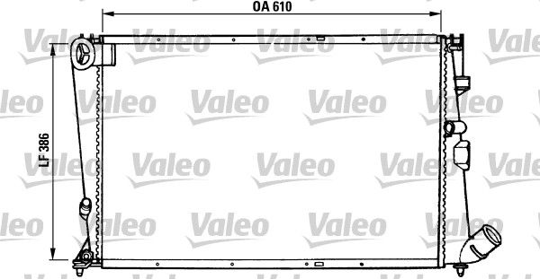 731103 VALEO Радиатор, охлаждение двигателя