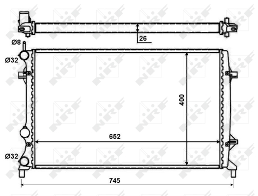 WG1723609 WILMINK GROUP Радиатор, охлаждение двигателя