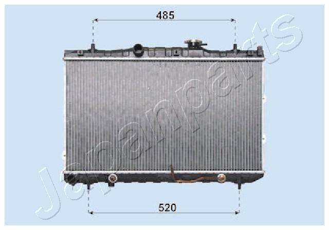 RDA333031 JAPANPARTS Радиатор, охлаждение двигателя