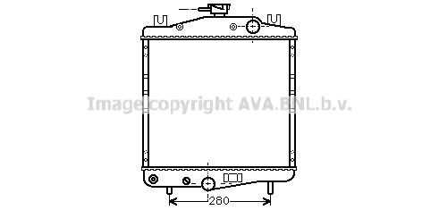 CR2006 AVA QUALITY COOLING Радиатор, охлаждение двигателя