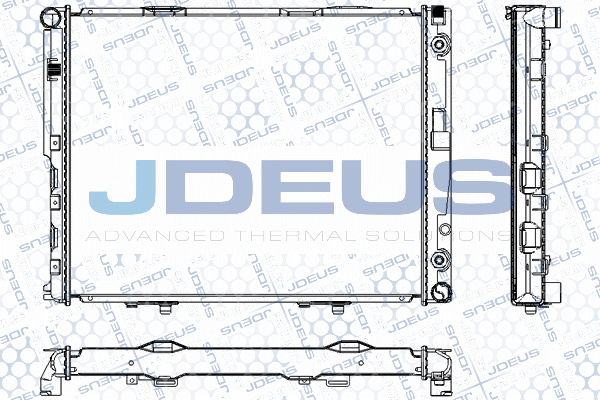 RA0170400 JDEUS Радиатор, охлаждение двигателя