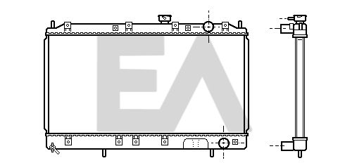 31R51065 EACLIMA Радиатор, охлаждение двигателя