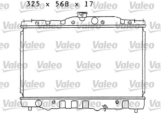 730467 VALEO Радиатор, охлаждение двигателя