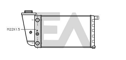 31R25079 EACLIMA Радиатор, охлаждение двигателя