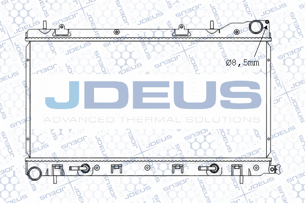 M026011A JDEUS Радиатор, охлаждение двигателя