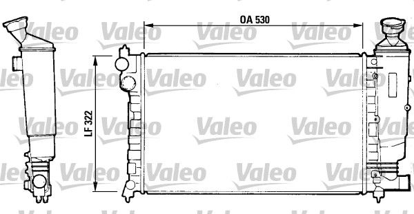 730368 VALEO Радиатор, охлаждение двигателя