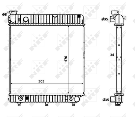 WG1722679 WILMINK GROUP Радиатор, охлаждение двигателя