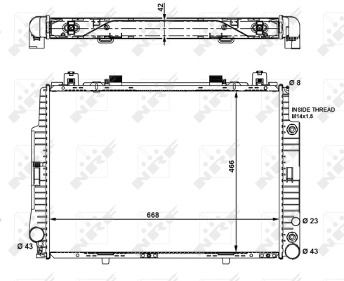 WG1722919 WILMINK GROUP Радиатор, охлаждение двигателя