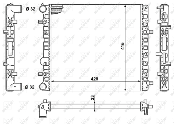 WG1721137 WILMINK GROUP Радиатор, охлаждение двигателя