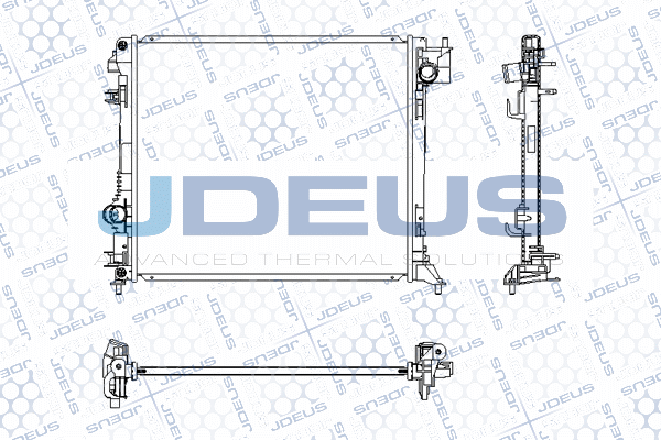 M0231330 JDEUS Радиатор, охлаждение двигателя