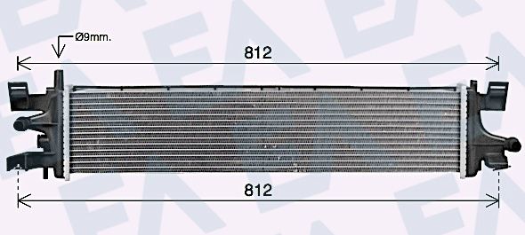 31R22141 EACLIMA Радиатор, охлаждение двигателя