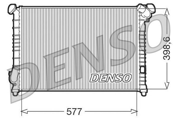 DRM05102 DENSO Радиатор, охлаждение двигателя