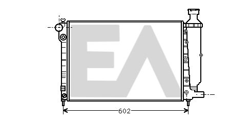 31R55005 EACLIMA Радиатор, охлаждение двигателя