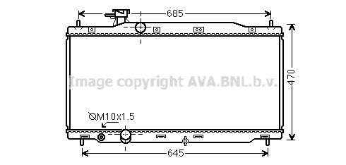 HD2241 PRASCO Радиатор, охлаждение двигателя