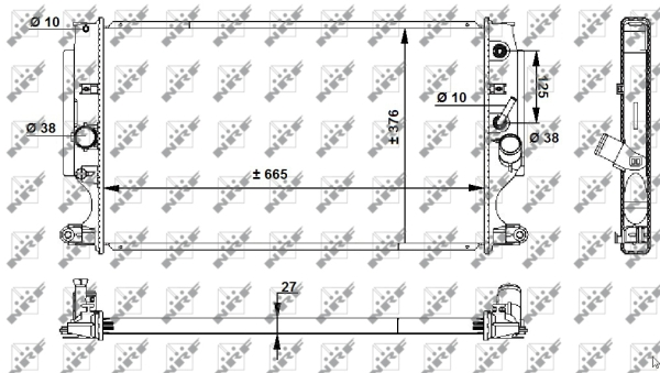 WG1723665 WILMINK GROUP Радиатор, охлаждение двигателя