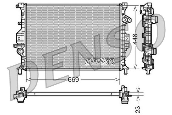 WG1919090 WILMINK GROUP Радиатор, охлаждение двигателя