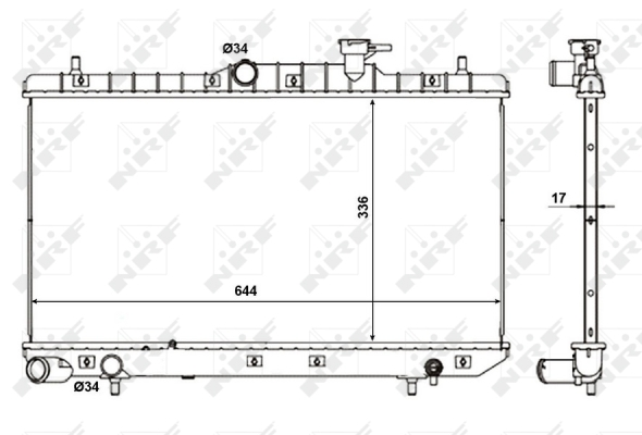 WG1723091 WILMINK GROUP Радиатор, охлаждение двигателя