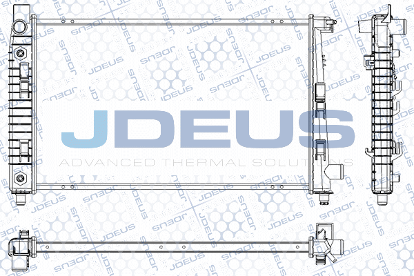 RA0170900 JDEUS Радиатор, охлаждение двигателя