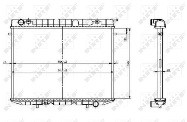 WG1721709 WILMINK GROUP Радиатор, охлаждение двигателя