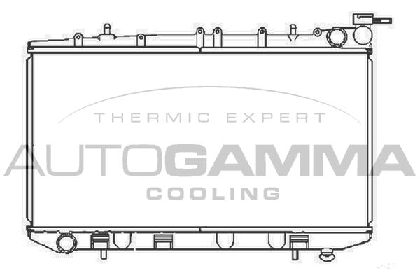 102934 AUTOGAMMA Радиатор, охлаждение двигателя