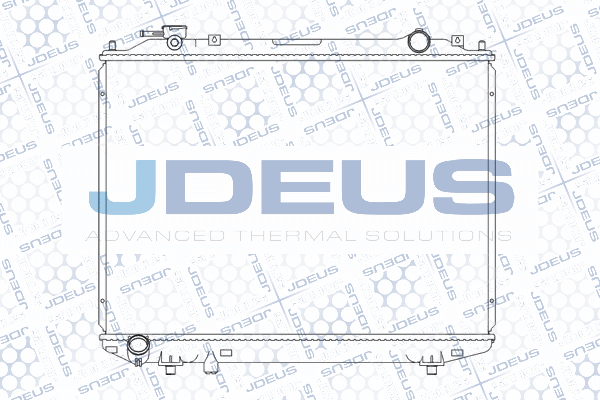 M0120190 JDEUS Радиатор, охлаждение двигателя