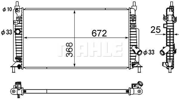 WG2182920 WILMINK GROUP Радиатор, охлаждение двигателя