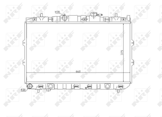 WG1722626 WILMINK GROUP Радиатор, охлаждение двигателя