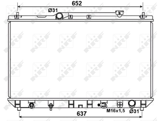 WG1722256 WILMINK GROUP Радиатор, охлаждение двигателя