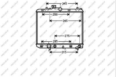 OP305R003 PRASCO Радиатор, охлаждение двигателя