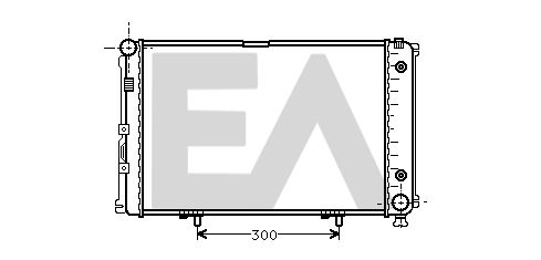 31R50032 EACLIMA Радиатор, охлаждение двигателя