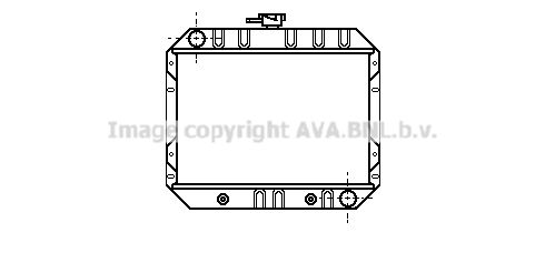 FD2003 AVA QUALITY COOLING Радиатор, охлаждение двигателя