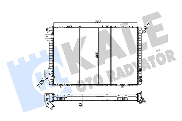 146600 KALE OTO RADYATÖR Радиатор, охлаждение двигателя