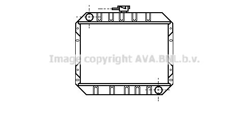 FD2002 AVA QUALITY COOLING Радиатор, охлаждение двигателя