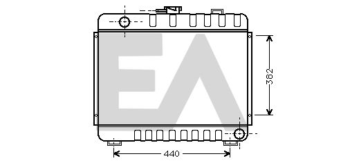 31R50029 EACLIMA Радиатор, охлаждение двигателя