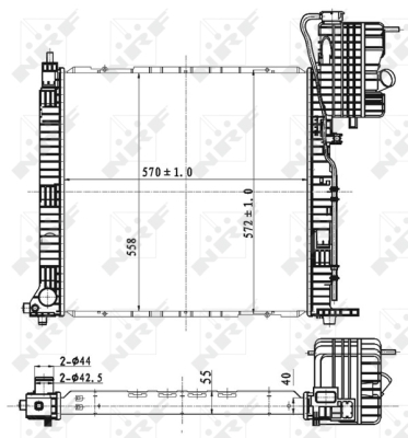 WG1722111 WILMINK GROUP Радиатор, охлаждение двигателя