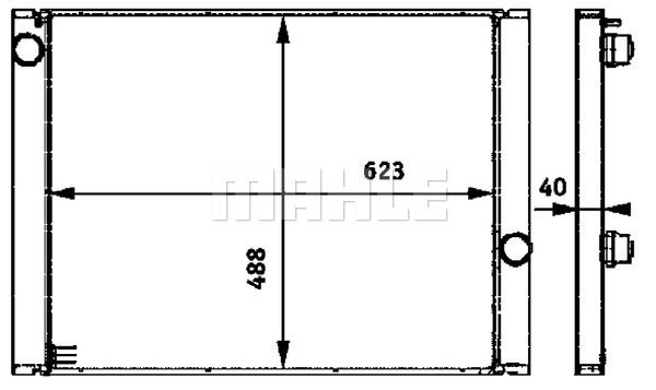 WG2183780 WILMINK GROUP Радиатор, охлаждение двигателя