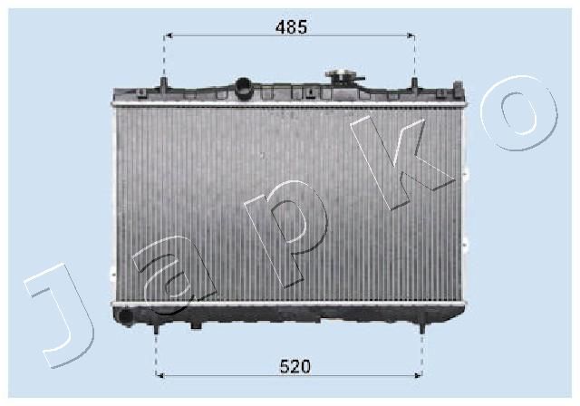 RDA333030 JAPKO Радиатор, охлаждение двигателя