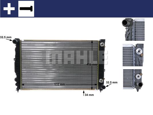 CR648000S MAHLE Радиатор, охлаждение двигателя