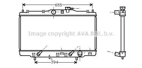 HDA2119 AVA QUALITY COOLING Радиатор, охлаждение двигателя