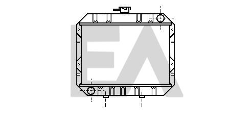 31R22027 EACLIMA Радиатор, охлаждение двигателя