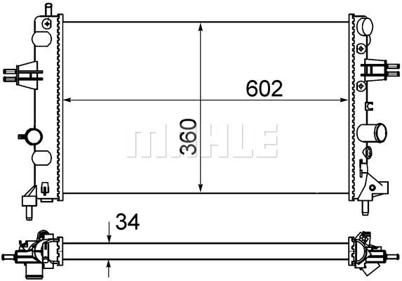 WG2183772 WILMINK GROUP Радиатор, охлаждение двигателя