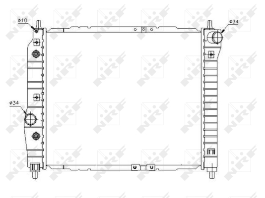 WG1722474 WILMINK GROUP Радиатор, охлаждение двигателя