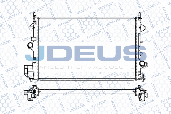 M0200890 JDEUS Радиатор, охлаждение двигателя