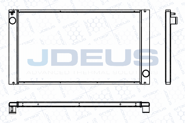 M0700030 JDEUS Радиатор, охлаждение двигателя